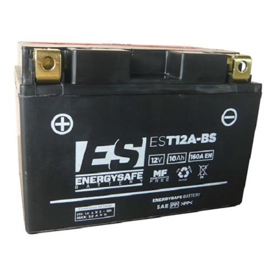 Batterie ENERGYSAFE EST12A-BS (CP) mit Säurepack 12V/10AH (10 Std.) [150x87x105] CCA=160A (2 Jahre Garantie - s. Artikeltext)