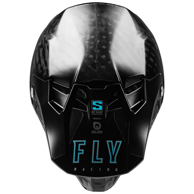 FLY RACING Formula S Carbon Solid Helm - Schwarz