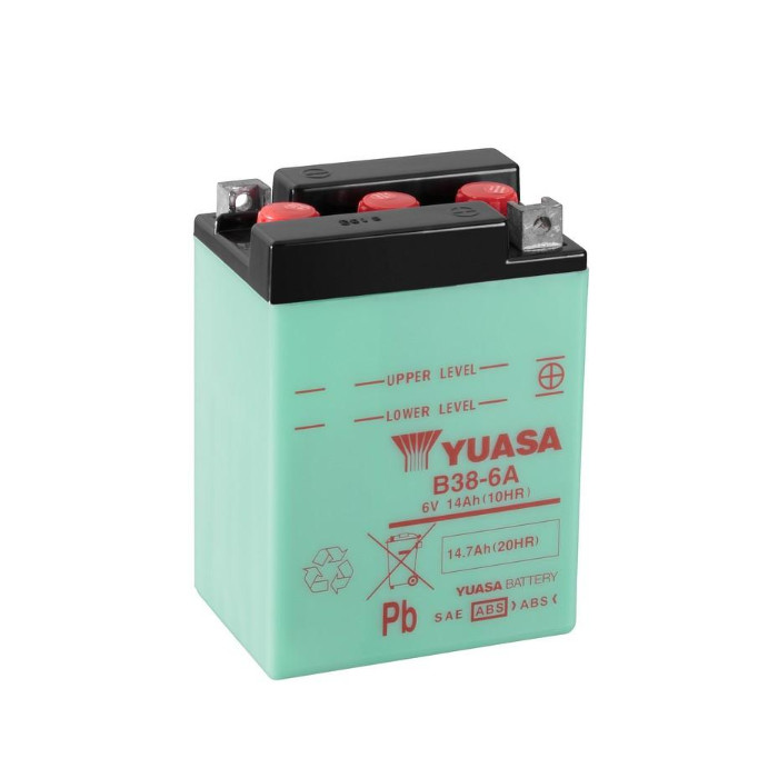 Batterie YUASA B38-6A 13 AH Batterie YUASA B38-6A 13 AH
