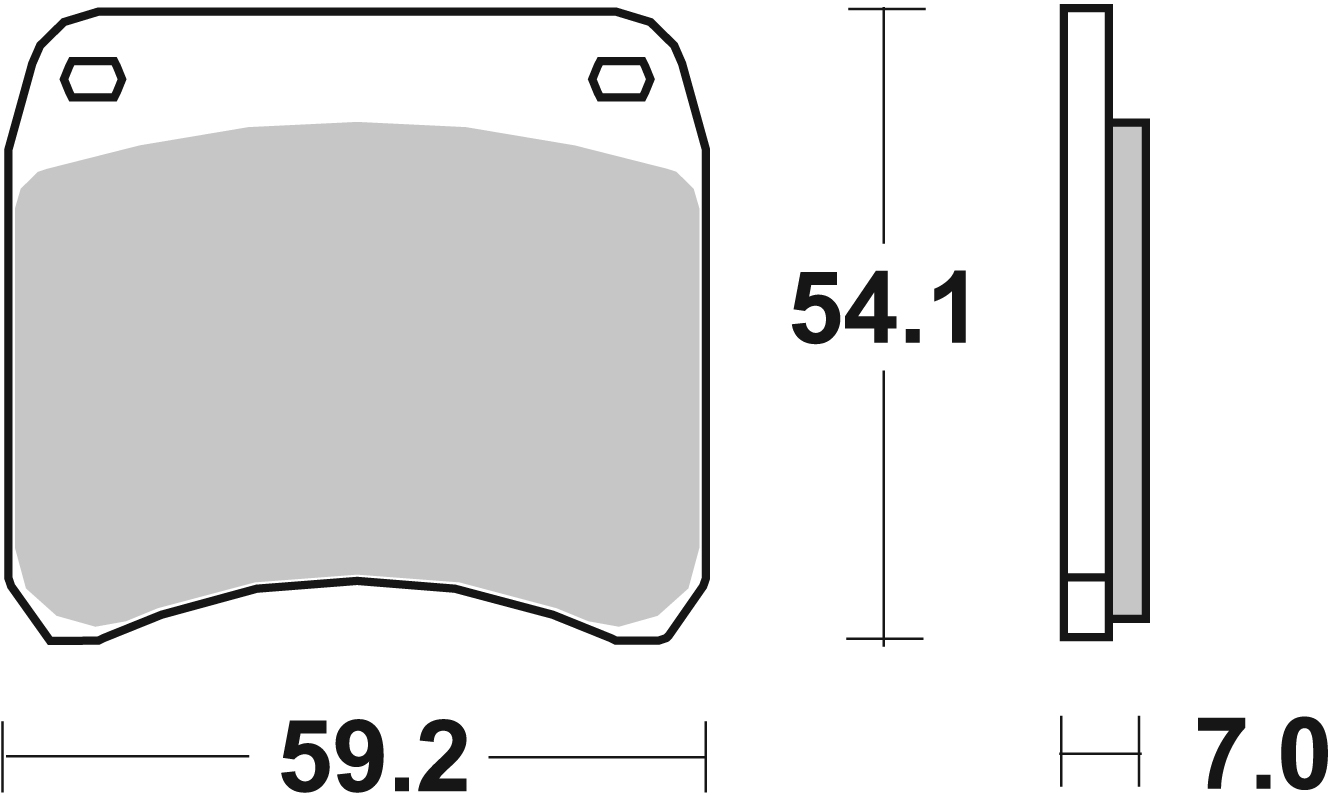 A**Bremsbelag SBS 698HF (Satz pro Scheibe) Street Ceramic A**Bremsbelag SBS 698HF (Satz pro Scheibe) Street Ceramic