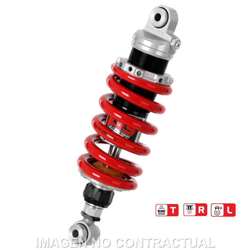 Federbein Z456-Serie Mono hinten passend für Honda CBF 500 (04-08) MZ456-295TRL-17-85