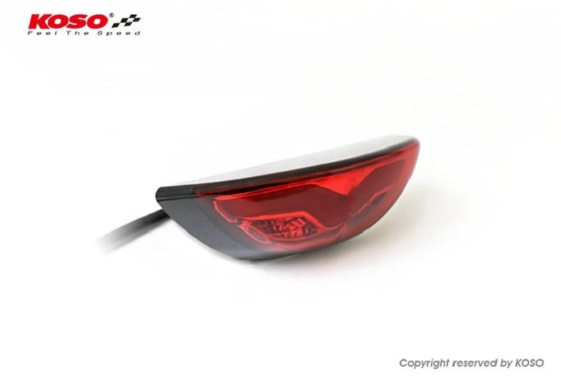 KOSO LED-Rücklicht, rot GT-03, e-Prüfzeichen KOSO LED-Rücklicht, rot GT-03, e-Prüfzeichen
