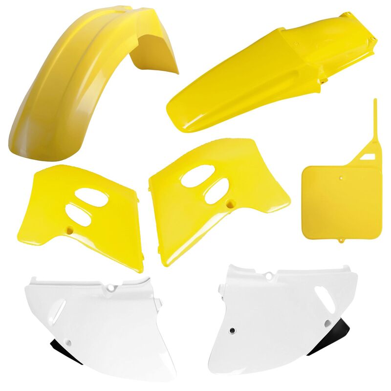 POLISPORT Plastik-Kit Originalfarbe  - passend für Suzuki RM 125 (93-95)