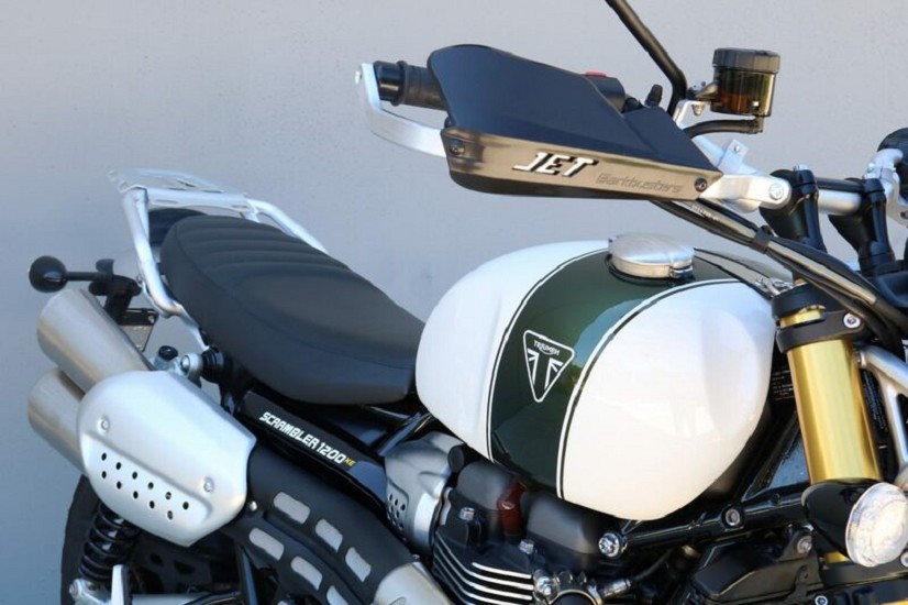 BARKBUSTERS Hardware-Kit Zweipunktbefestigung Alu Kompatibel mit TRIUMPH Scrambler 1200