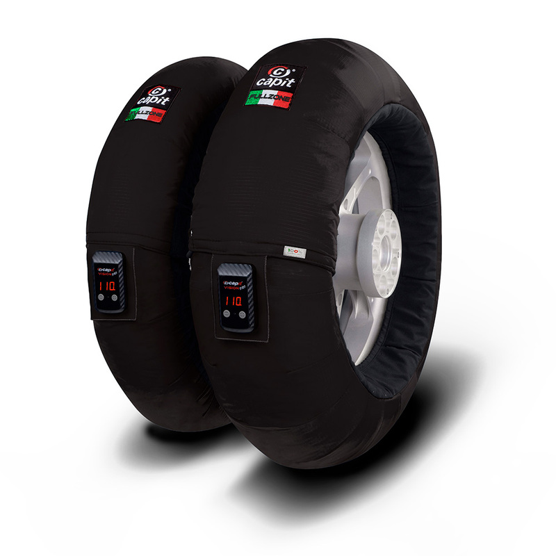 CAPIT Full Zone Vision Reifenwärmer Schwarz (115-120-125/17” / =200/55/17”)