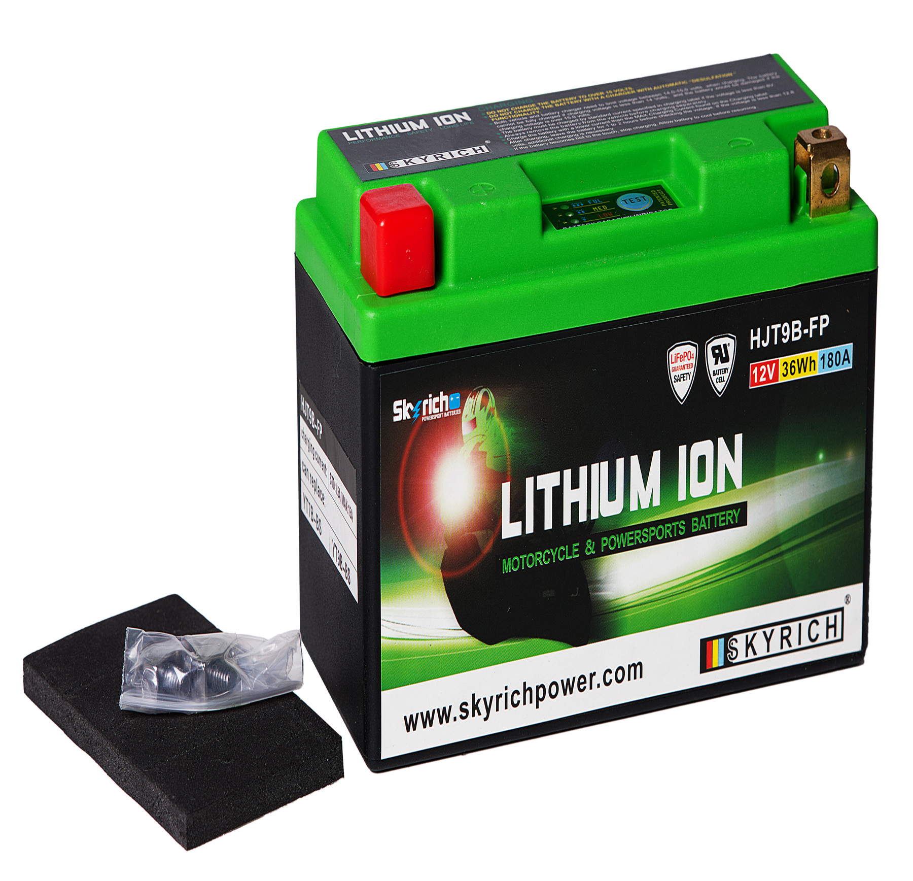 Batterie SKYRICH HJT9B-FP [150x65x92] 12,8V/3AH (10 Std.), 36 Wh, CCA: 180