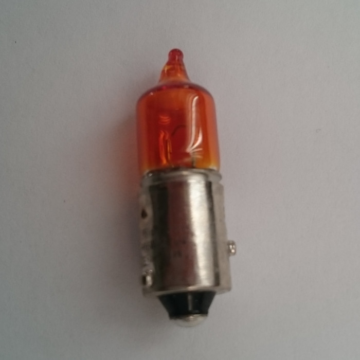 Halogenbirne gelb kurz 12V 6W