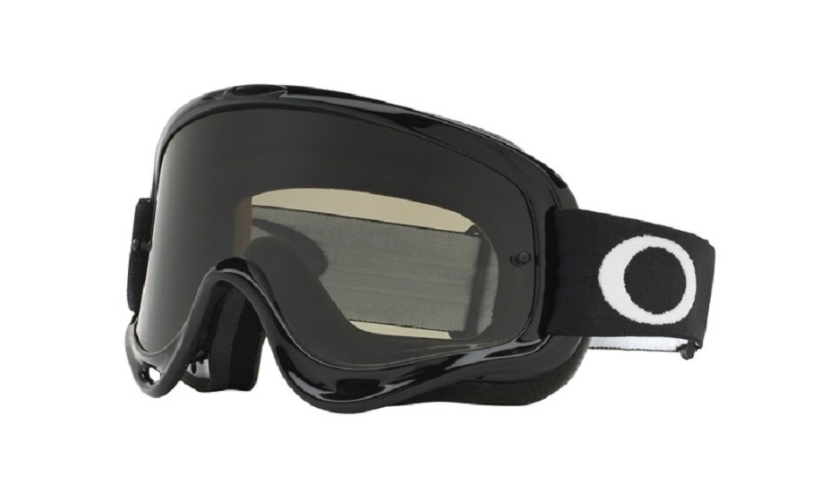 OAKLEY O Frame MX Sand Goggle Jet Brille Schwarz Dunkelgrau + Klares Glas