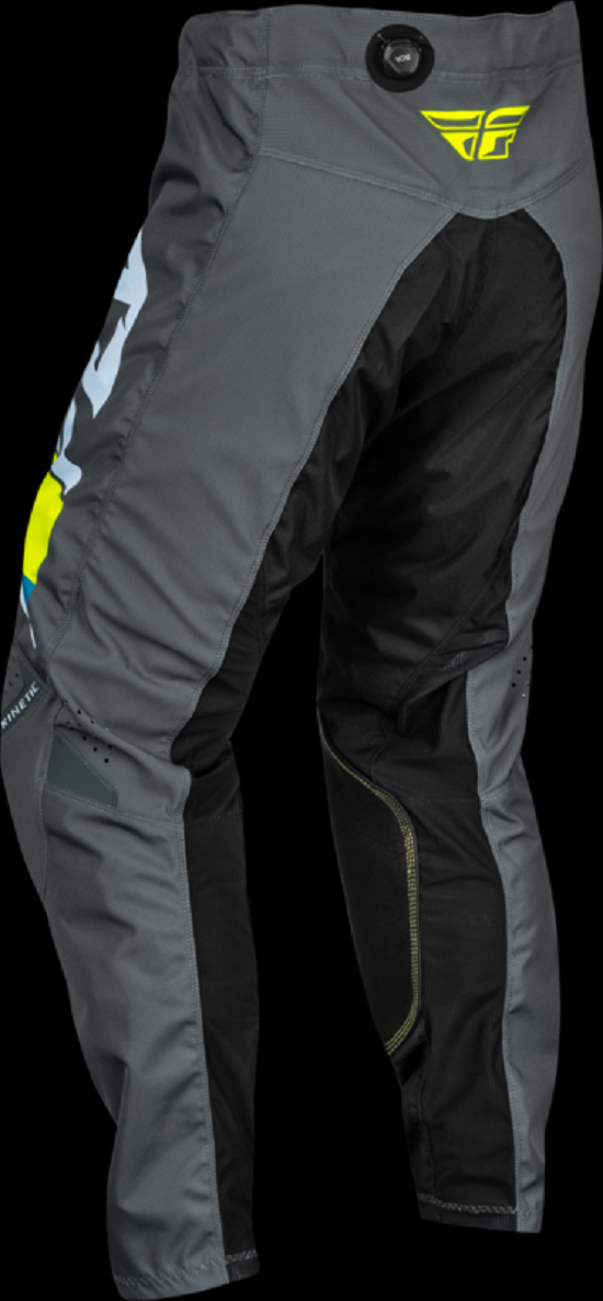 FLY RACING Kinetic Jugend-Hose - Eisgrau/Anthrazit/Hi-Vis