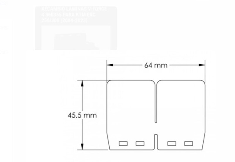 MEMBRANPLÄTTCHEN V-FORCE 4 FÜR 360355
