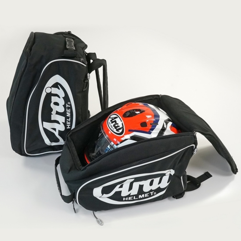 ARAI Textiler Helmrucksack - Schwarz