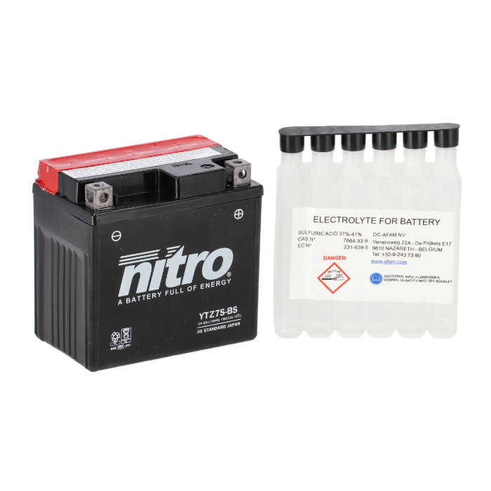 Batterie Nitro NTZ7S/YTZ7S 6AH MF Batterie Nitro NTZ7S/YTZ7S 6AH MF
