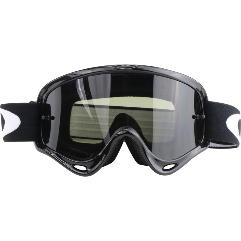 OAKLEY XS O Frame MX Sand Goggle Jet Black Dark Grey + Clear Lens