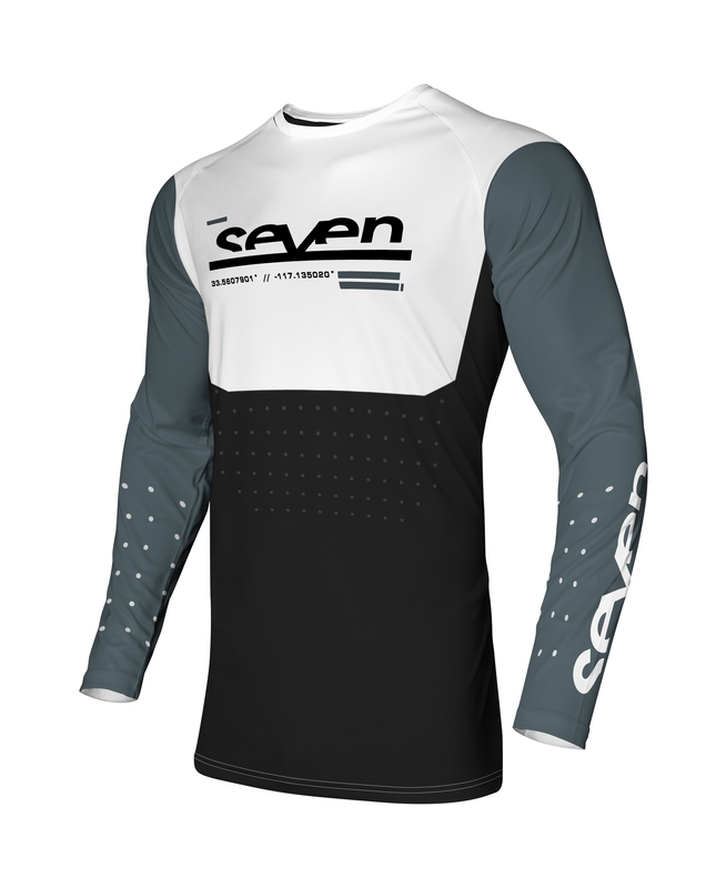 SEVEN Vox Aperture Trikot Jugend - Grau/Schwarz