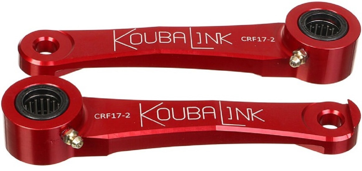 KOUBALINK Tieferlegungssatz (31.8 - 38.1 mm) Rot - passend für Honda KOUBALINK Tieferlegungssatz (31.8 - 38.1 mm) Rot - passend für Honda