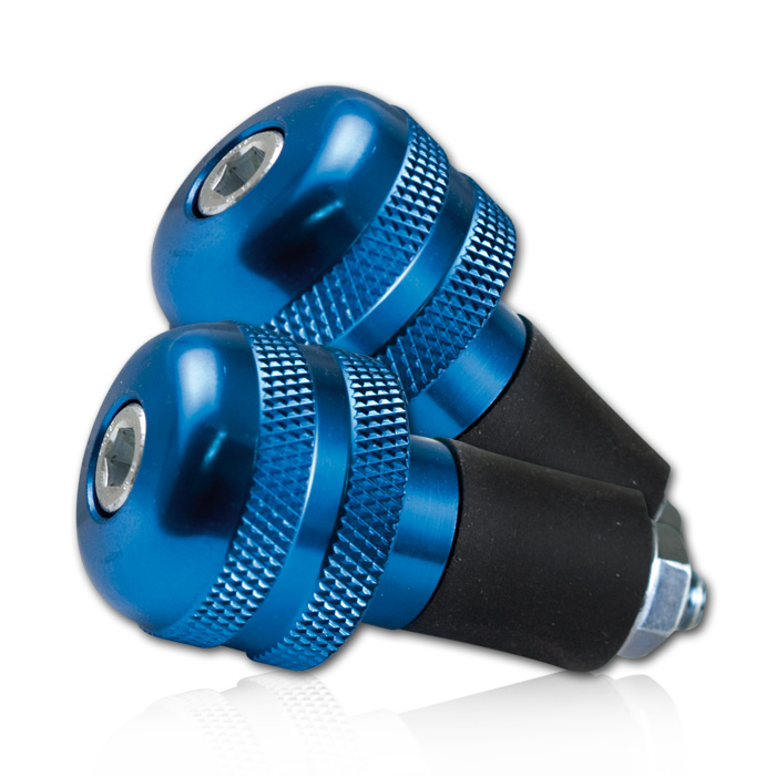 Lenkergewichte Alu blau Ø außen 28mm