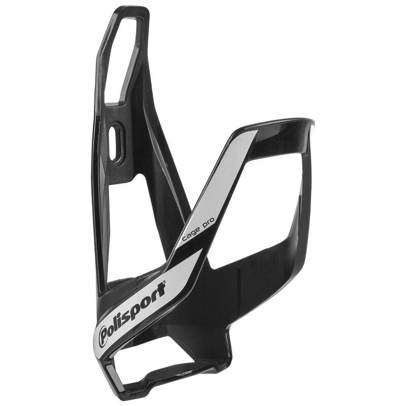 POLISPORT Bottle Cage Pro Black/White