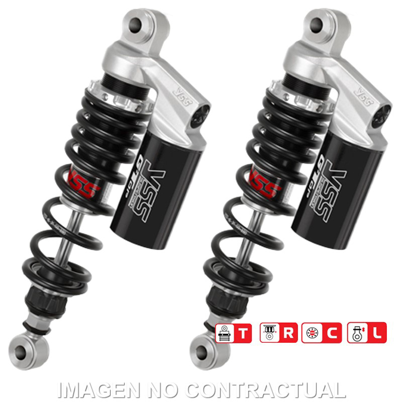 Federbein G362-Serie Stereo hinten passend für Kawasaki Vulcan 500 LTD (96-04) RG362-310TRCL-05-888 Federbein G362-Serie Stereo hinten passend für Kawasaki Vulcan 500 LTD (96-04) RG362-310TRCL-05-888