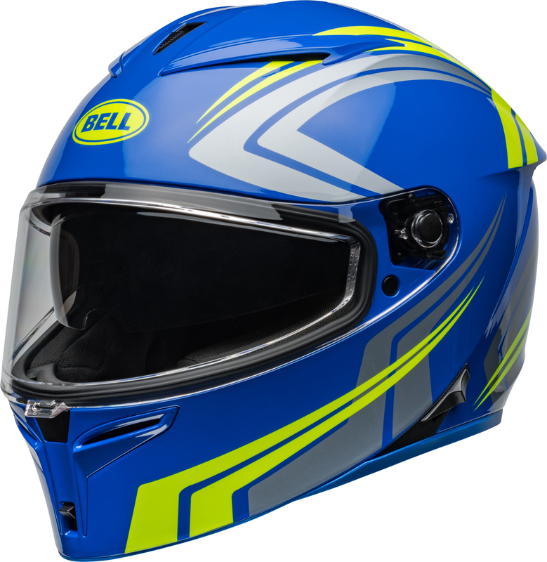 BELL Lithium Helm - Jetstream Gloss Blue/Retina