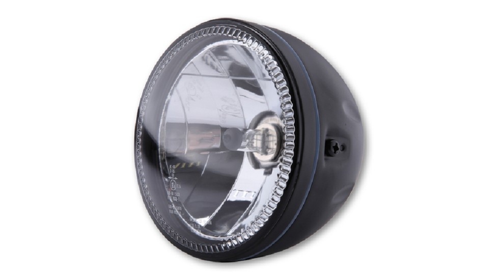 HIGHSIDER 5 3/4 Zoll Hauptscheinwerfer Skyline, LED Standlichtring HIGHSIDER 5 3/4 Zoll Hauptscheinwerfer Skyline, LED Standlichtring