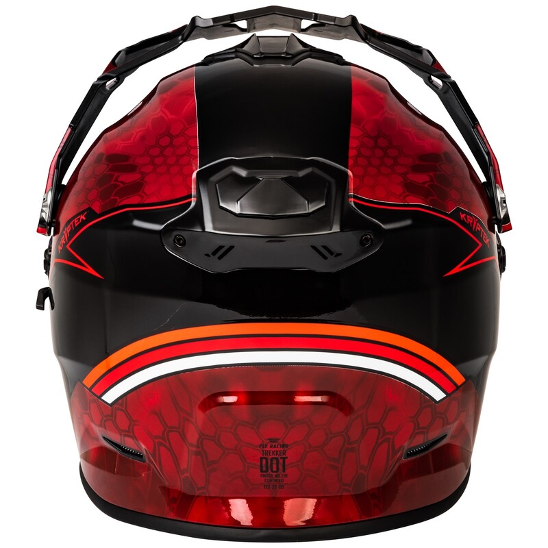 FLY RACING Trekker Kryptek Conceal Helm - Rot/Schwarz
