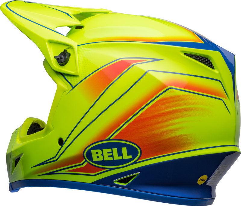 BELL MX-9 Mips Helm - Zone Gloss Retina Sear