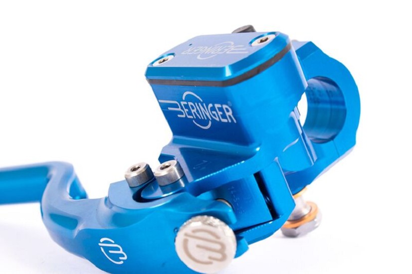 BERINGER Aerotec® Hauptbremszylinder ohne Hebel - integriertes Reservoir - Blau