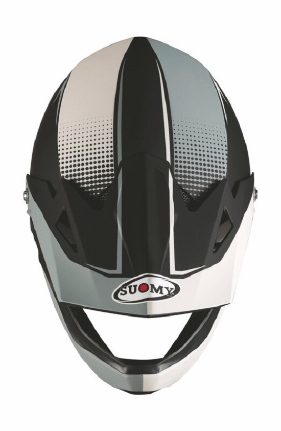 SUOMY Helmet Extreme Black/White/Grey Matt