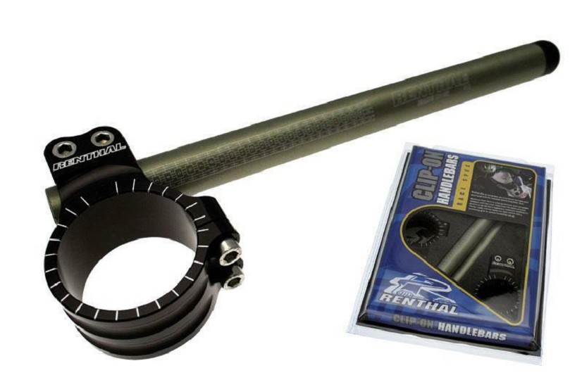 RENTHAL Original Clip-on Stummellenker Ø48mm Höhe +0mm Versatz +40mm/7° schwarz RENTHAL Original Clip-on Stummellenker Ø48mm Höhe +0mm Versatz +40mm/7° schwarz