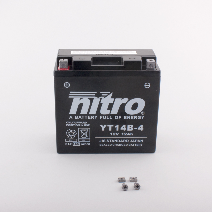 Batterie NITRO NT14B-4 SLA (WC) Gel 12V/12Ah [150x70x145] CCA=210A