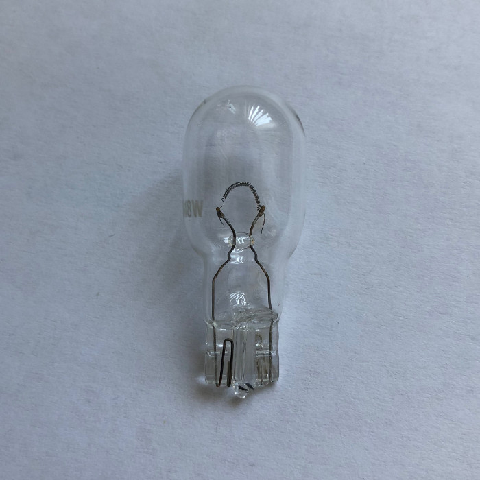 Glassockellampe T15 12V 18W