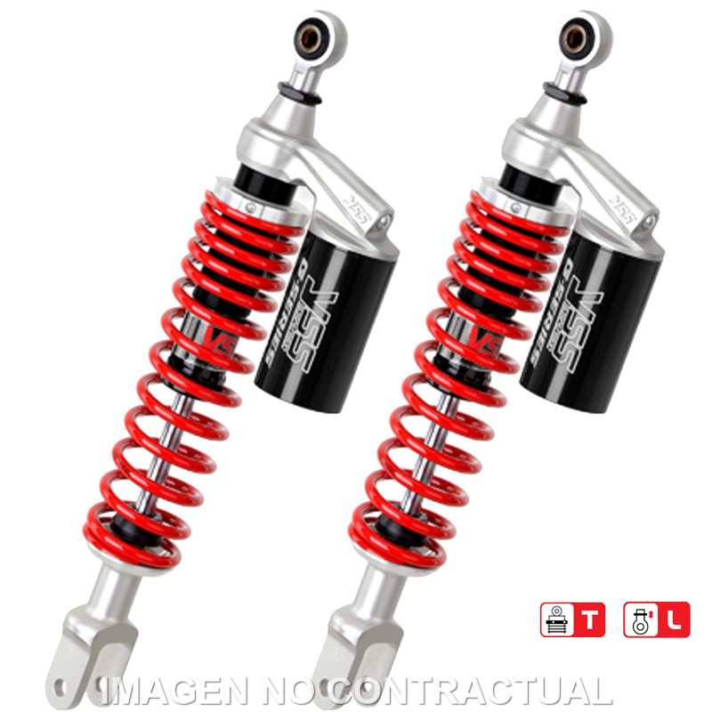 Federbein C302-Serie Stereo hinten passend für Honda Forza 300 (13-17), NSS 300 (13-16) TC302-400TL-03O-858 Federbein C302-Serie Stereo hinten passend für Honda Forza 300 (13-17), NSS 300 (13-16) TC302-400TL-03O-858