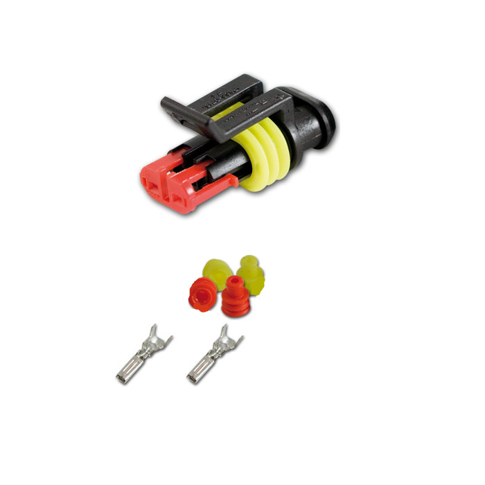 AMP Superseal Gehäuse Set 2-polig 0,75-1,50mm²