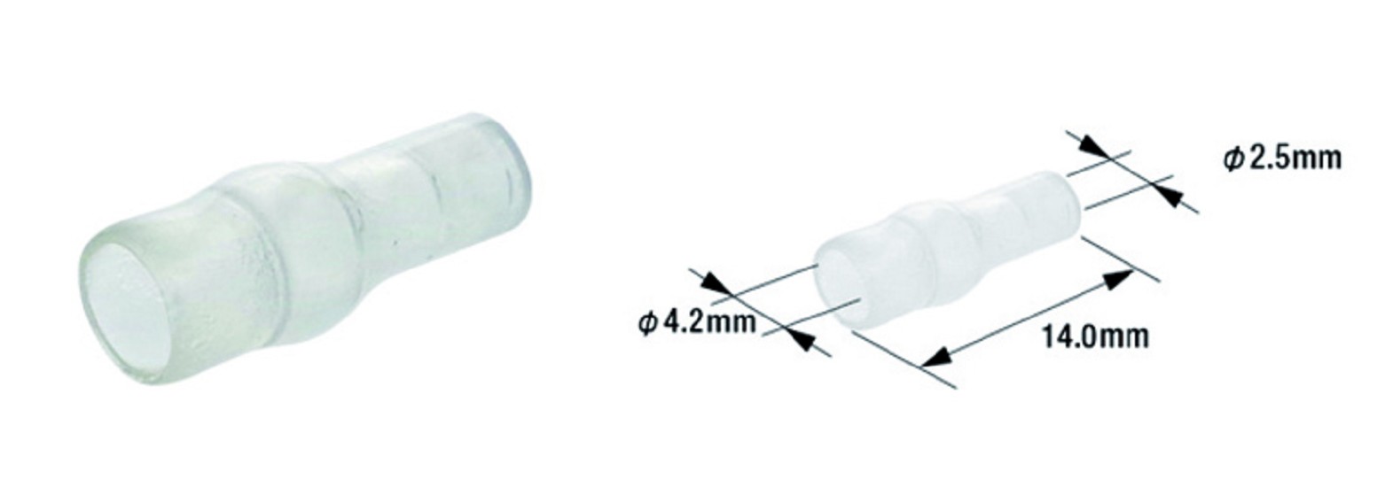 TOURMAX Isolierhülse für Quetschverbinder männlich ETP-01 TOURMAX Isolierhülse für Quetschverbinder männlich ETP-01