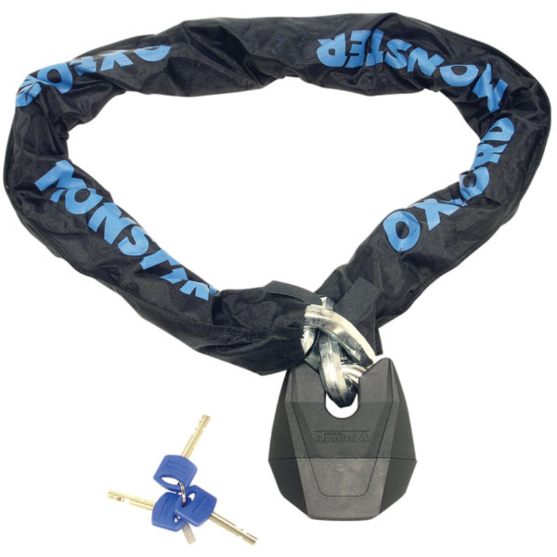 OXFORD Monster XL Anti-Diebstahl-Kette - 2,0m x 14,5mm OXFORD Monster XL Kettenschloss – 1,2 m x 14,5 mm