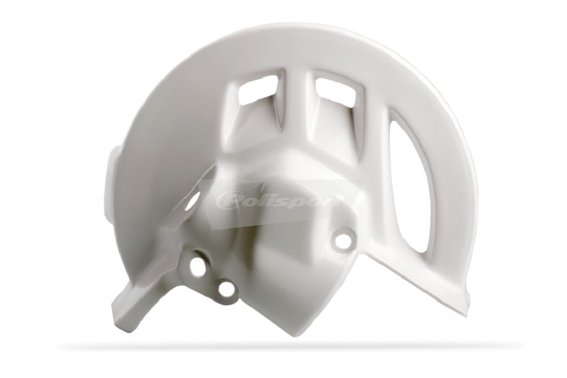 FRONT DISC GUARD CR125-250 95-07 WHITE