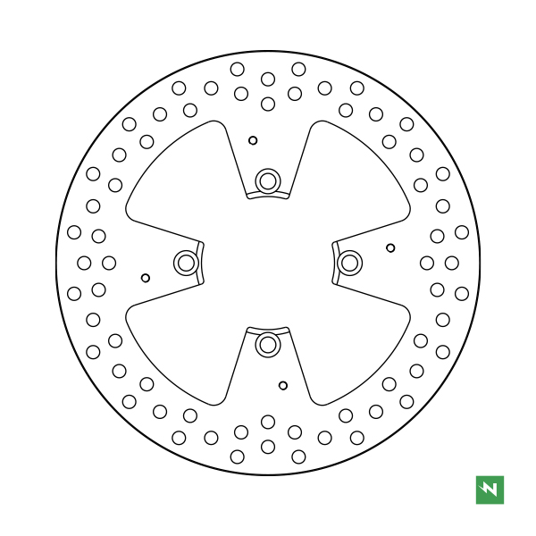 Bremsscheibe DF5367A (6 mm) ,starr Ø aussen/innen: 265/83 mm, Lochkreis: 102 mm 4-Loch (9,9 mm) Bremsscheibe DF5367A (6 mm) ,starr Ø aussen/innen: 265/83 mm, Lochkreis: 102 mm 4-Loch (9,9 mm)
