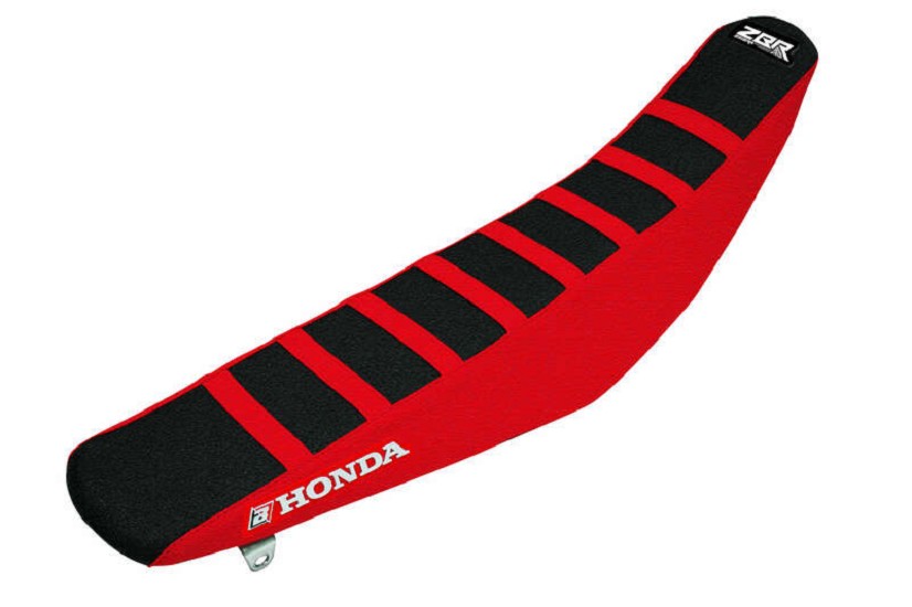 BLACKBIRD Zebra Sitzbankbezug schwarz/rot passend für Honda CRF450R/RX