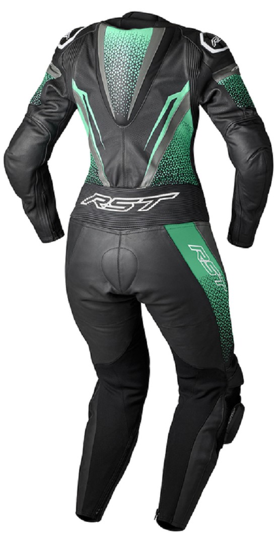 RST Suit TracTech Evo 5 Damen Lederkombi - Schwarz/Aqua/Grau