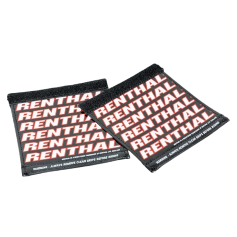 RENTHAL Clean Grips Griffschutz - schwarz/rot RENTHAL Clean Grips Griffschutz - schwarz/rot