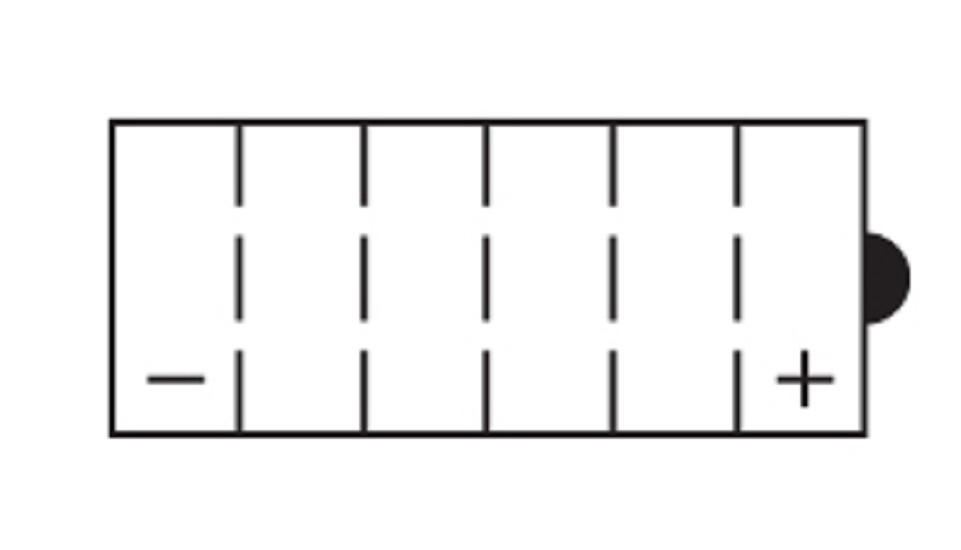 Batterie NITRO NB3L-B (CP) mit Säurepack 12V/3Ah [98x56x110] CCA=32A