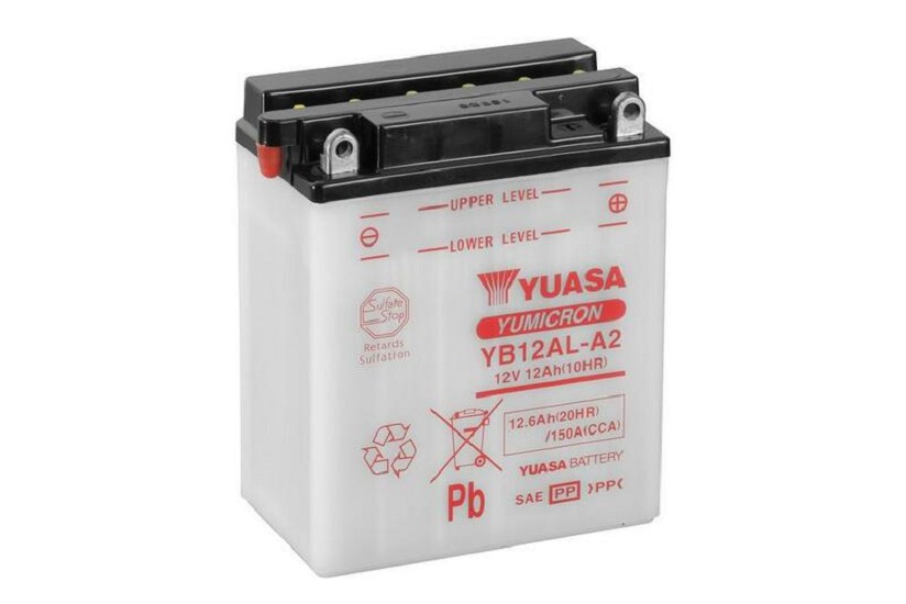 YUASA Blei/Säure Batterie ohne Säurepack - YB12AL-A2