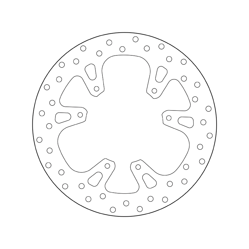 BREMBO Serie Oro rund starr Bremsscheibe