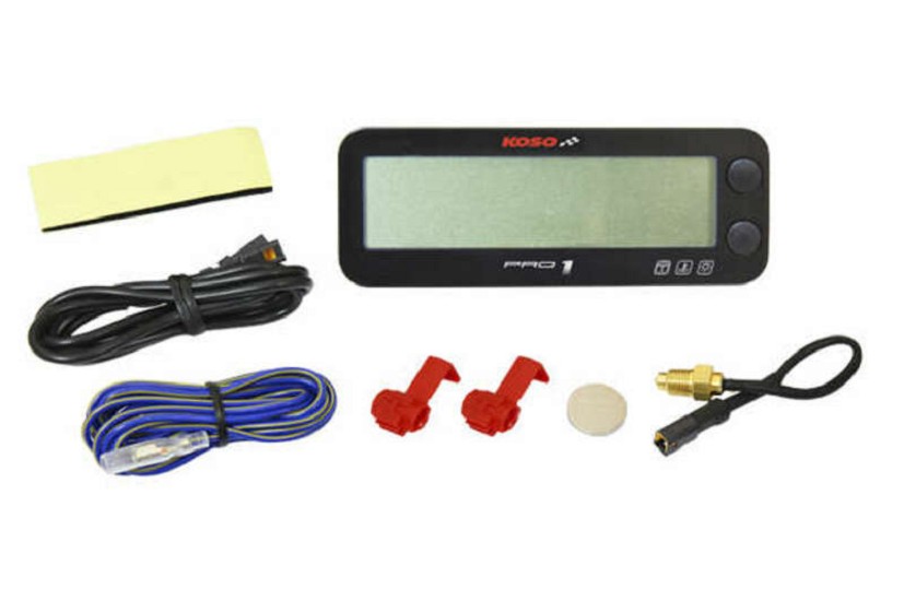KOSO Pro-1 LCD-Multifunktions-Drehzahlmesser schwarz KOSO Pro-1 LCD-Multifunktions-Drehzahlmesser schwarz