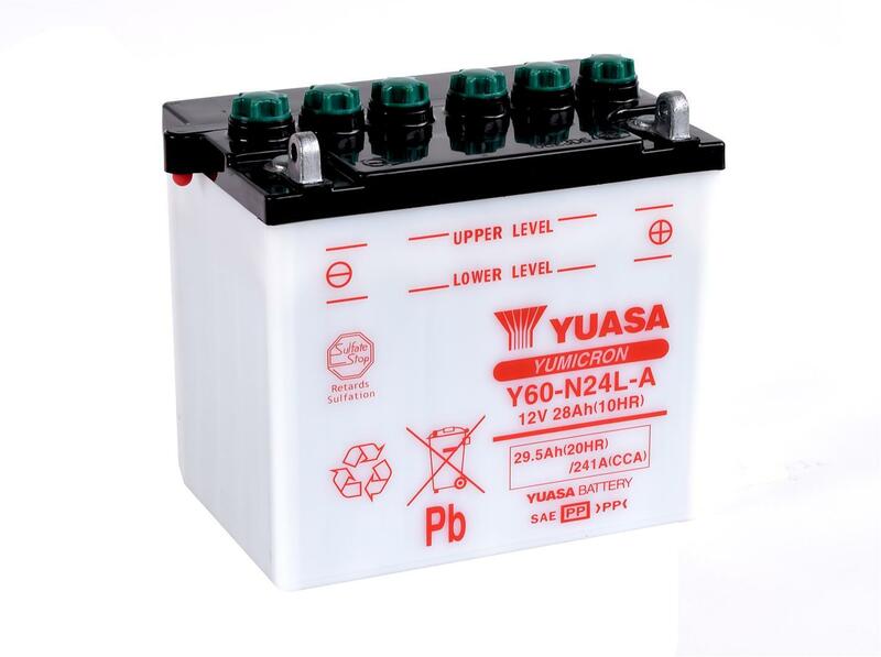 YUASA Blei/Säure Batterie ohne Säurepack - Y60-N24L-A