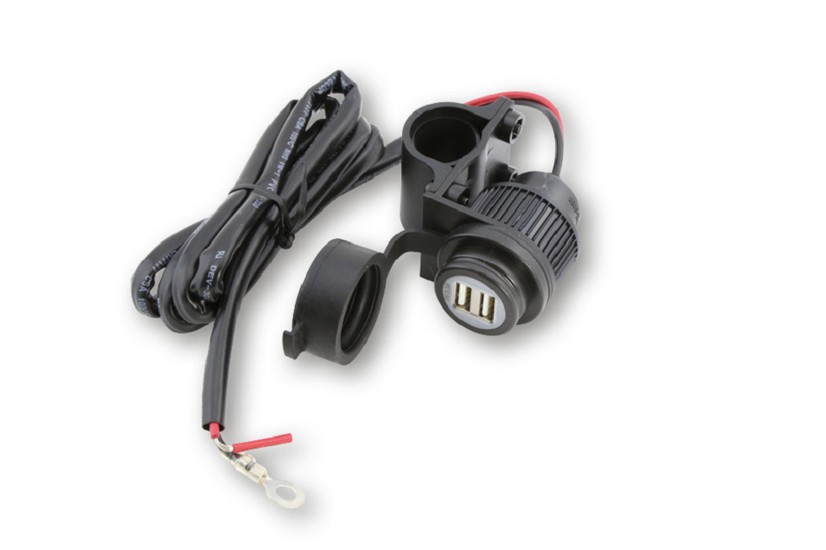HIGHSIDER smart 2-fach-USB Steckdose, auch für I-Phone, 12V, 3.3 A