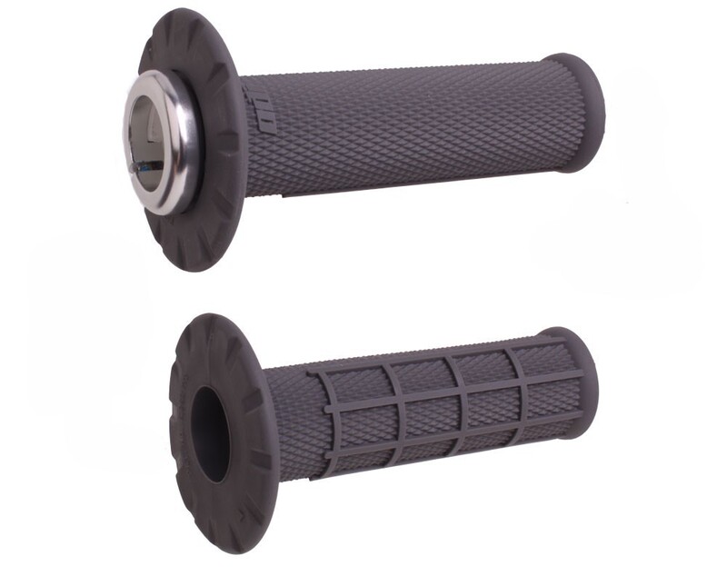 ODI Universal Half-Waffle Lock-On Griffe - Anthrazit/Silber ODI Universal Half-Waffle Lock-On Griffe - Anthrazit/Silber