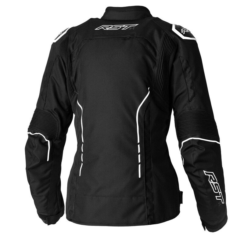RST Damen S1 CE Textil-Jacke - Schwarz/Weiß Size L