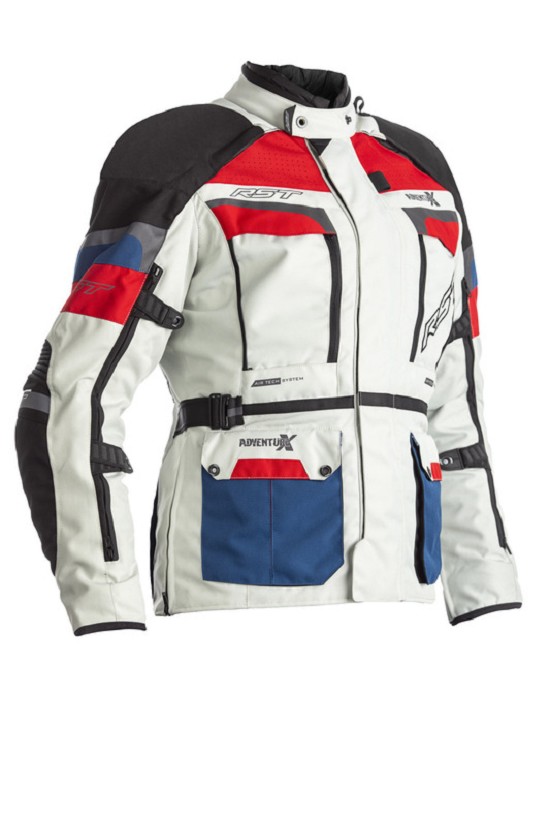 RST Adventure-X CE Textil-Jacke Ice/Blau/Rot Größe XXL Damen RST Adventure-X CE Textil-Jacke Ice/Blau/Rot Größe XXL Damen