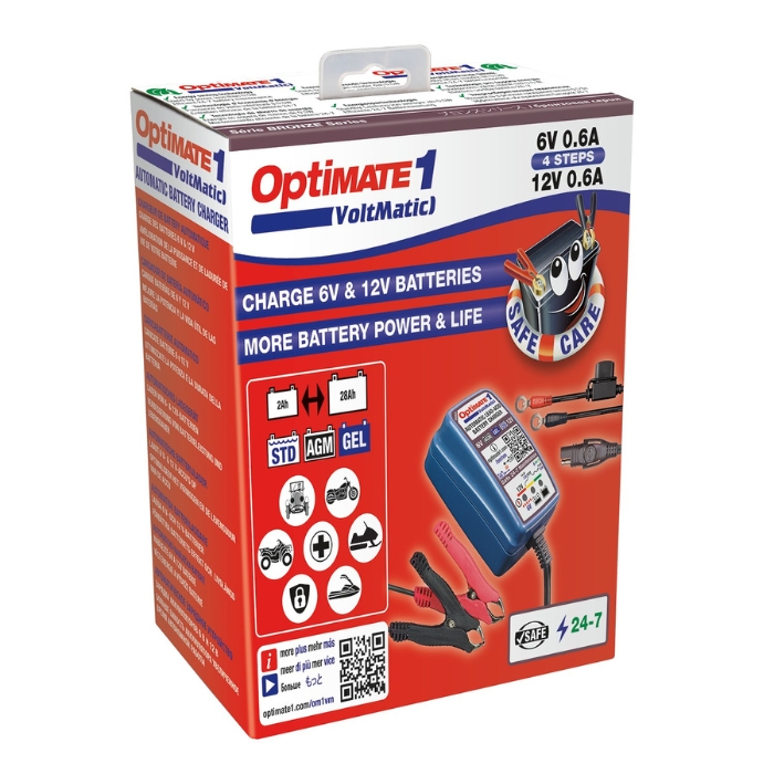 Batterieladegerät OptiMate1 Voltmatic 6/12V
